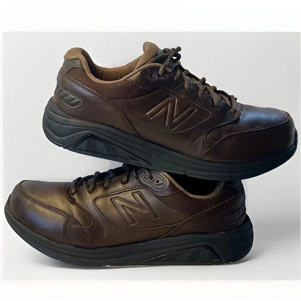 New Balance 928v3 Shoes Mens 11.5 6E Extra Wide Brown Leather Walking Sneakers